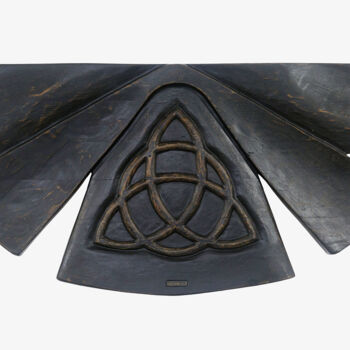 Γλυπτική με τίτλο "SACRED CLOTHES / BL…" από Astian Rey, Αυθεντικά έργα τέχνης, Ξύλο