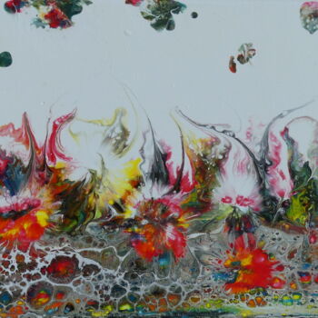 Painting titled "Petit Printemps" by Renée Tortet, Original Artwork, Acrylic
