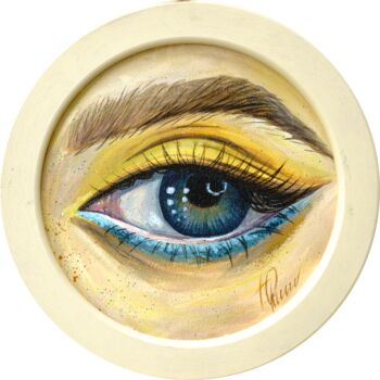 Painting titled "Око (Eye Overture #…" by Julia Filimonova, Original Artwork, Acrylic