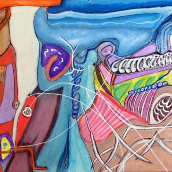Peinture intitulée "Placeres del color" par Juan Luis Gandulfo, Œuvre d'art originale, Acrylique Monté sur Châssis en bois
