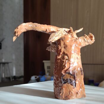 Sculpture titled "Silvan" by Andrei Latyshev, Original Artwork, Wood