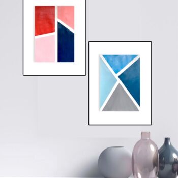 Dessin intitulée "Australia/France-di…" par Anastasia Grik, Œuvre d'art originale, Acrylique
