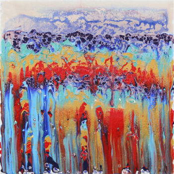 Pintura intitulada "Garden of Eden" por Olena Smal, Obras de arte originais, Acrílico