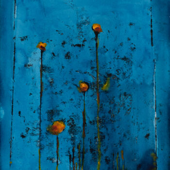 Painting titled "Jours Inconnus" by Arnaud Ghilain, Original Artwork, Watercolor