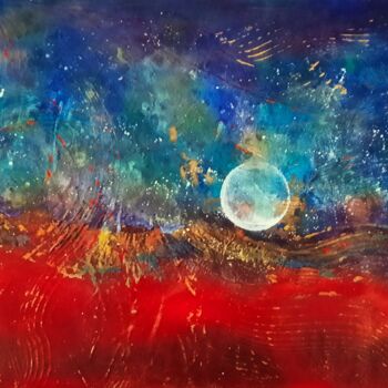 Peinture intitulée "Illusion" par Marie-Christine Maudet, Œuvre d'art originale, Acrylique Monté sur Châssis en bois