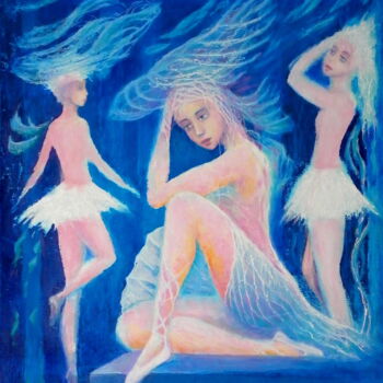 Painting titled "Pantomima" by Bohdan Wincenty Łoboda, Original Artwork, Acrylic