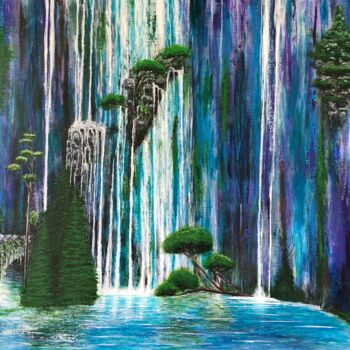 Malerei mit dem Titel "Taki" von Jean Luc Onré, Original-Kunstwerk, Acryl