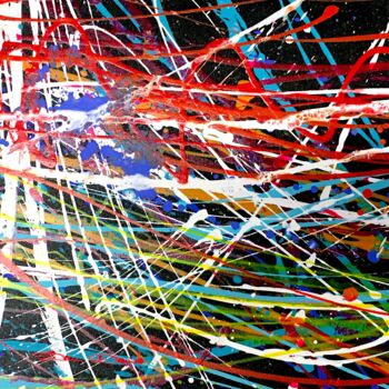 Peinture intitulée "Impulse N°20" par Dam Domido, Œuvre d'art originale, Acrylique
