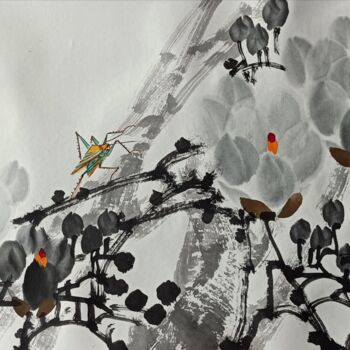 제목이 "Pure white 玉洁 （No.1…"인 미술작품 Dayou Lu로, 원작, 안료