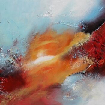 Painting titled "Abstraction lyrique" by Luc Chabal, Original Artwork, Acrylic