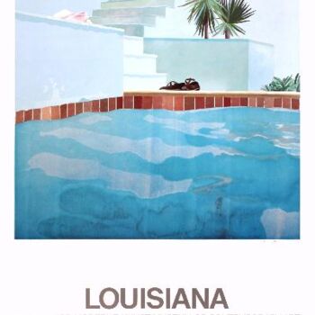Printmaking titled "Fab DAVID Hockney P…" by David Hockney, Original Artwork, Lithography