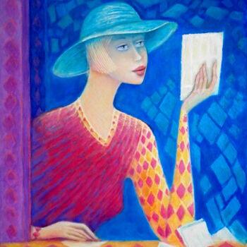 Painting titled "Listy" by Bohdan Wincenty Łoboda, Original Artwork, Acrylic