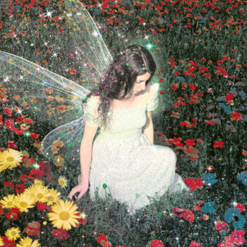 Photography titled "FAIRY IS TIRED AFTE…" by Cryptid, Original Artwork, Analog photography