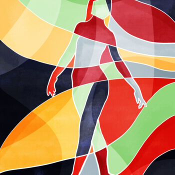 Artes digitais intitulada "I Am Woman No. 1" por Purplemindstudios, Obras de arte originais, Pintura digital