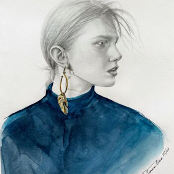 Tekening getiteld "“To be free”" door Alisa Diakova, Origineel Kunstwerk, Grafiet