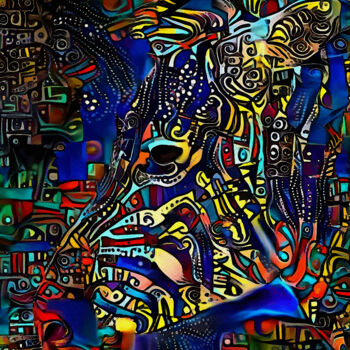 Arte digitale intitolato "Zeby Gaudi" da L.Roche, Opera d'arte originale, Lavoro digitale 2D