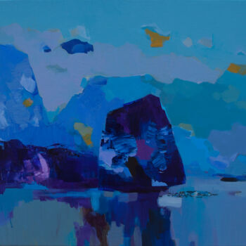 Peinture intitulée "Early Morning No.02" par Khanh The Bui, Œuvre d'art originale, Acrylique