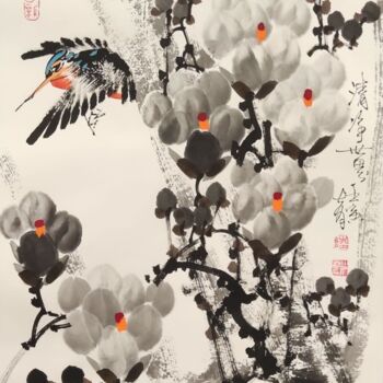 Painting titled "Fresh world 清净世界 （N…" by Dayou Lu, Original Artwork, Pigments