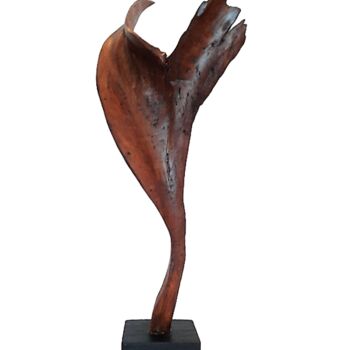 Sculpture titled "Wind of Time. Abstr…" by Lara Shabelnik, Original Artwork, Wood