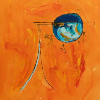 Painting titled "The Silence Of The…" by Arnaud Ghilain, Original Artwork, Watercolor