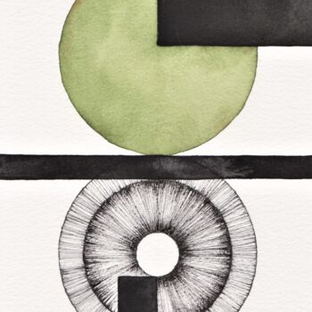 Drawing titled "Nexus" by Kate Frenkel, Original Artwork, Ink