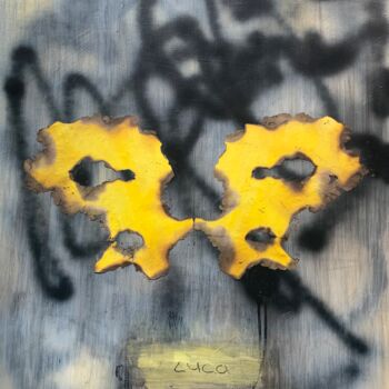 Collagen mit dem Titel "biom 3" von Anna Lukina, Original-Kunstwerk, Collagen