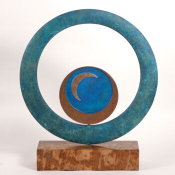 Sculpture intitulée "Cycles V" par Philip Hearsey, Œuvre d'art originale, Bronze