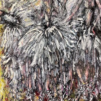 Peinture intitulée "Le Ballet collectio…" par Isabel Ferrer, Œuvre d'art originale, Aquarelle