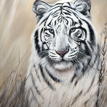제목이 "Bengal Tiger»"인 미술작품 Olga Chernova로, 원작, 기름 나무 들것 프레임에 장착됨