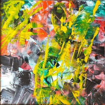 Peinture intitulée "Abondance" par Julie Verhague, Œuvre d'art originale, Acrylique Monté sur Châssis en bois