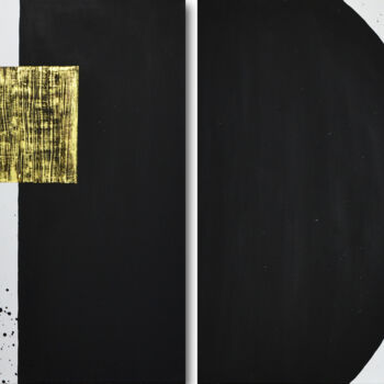 제목이 "Diptych for interio…"인 미술작품 Julie Max로, 원작, 아크릴 나무 들것 프레임에 장착됨