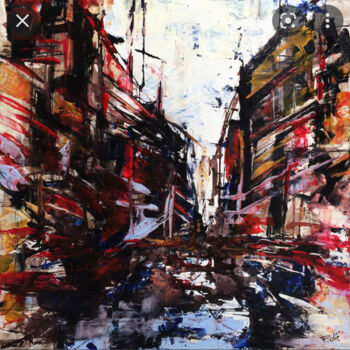 绘画 标题为“Urban tram” 由Pierre Olié, 原创艺术品, 数字打印