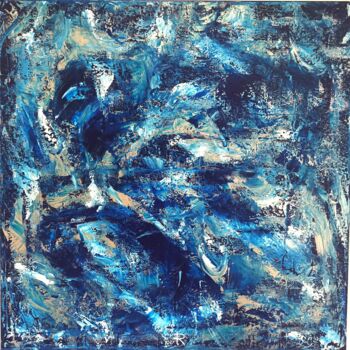 Peinture intitulée "Ere glaciaire" par Renaud Angerville-Langlois, Œuvre d'art originale, Acrylique Monté sur Châssis en bois