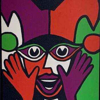 Painting titled "'Fake a Smile and M…" by Sevâl Gülören (Seefie), Original Artwork, Acrylic