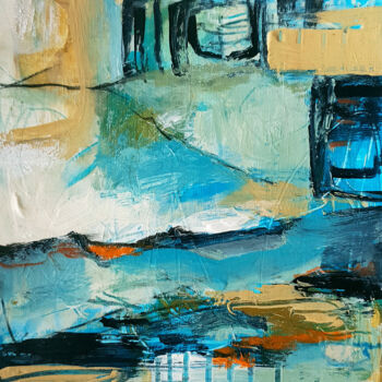 Painting titled "The roots" by Iulia Paun, Original Artwork, Acrylic
