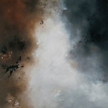 Schilderij getiteld "STRONG ONE" door Robin Blažek, Origineel Kunstwerk, Acryl Gemonteerd op Frame voor houten brancard