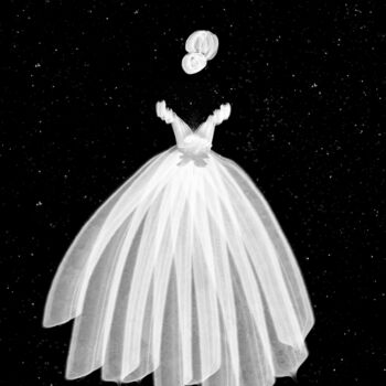 Artes digitais intitulada "Enchanted Princess" por Purplemindstudios, Obras de arte originais, Pintura digital