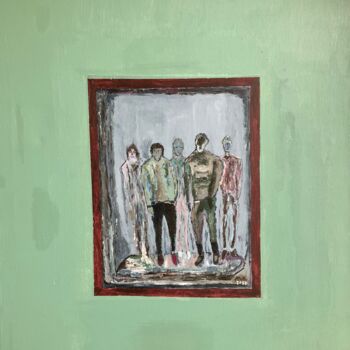 Pittura intitolato "23 Fahreinheit" da Malxas Alxas, Opera d'arte originale, Acrilico Montato su Telaio per barella in legno