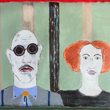 Pittura intitolato "Varlam’s daughter a…" da Malxas Alxas, Opera d'arte originale, Acrilico