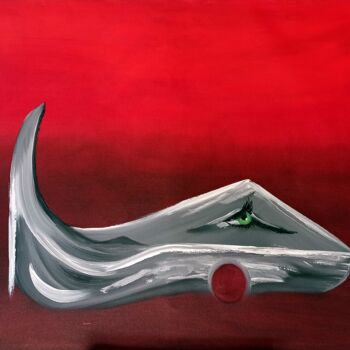 Peinture intitulée "L' aronde diésel" par Betty-M, Œuvre d'art originale, Huile Monté sur Châssis en bois