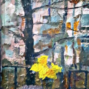 Painting titled "Бабье лето" by Tatyana Zakharova, Original Artwork, Acrylic