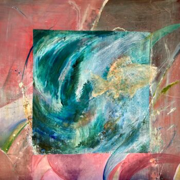 Peinture intitulée "Frank, reviens ici!" par Isabelle Reygaerts, Œuvre d'art originale, Huile