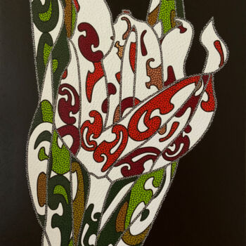 Painting titled "Tulipa" by Olena Linse, Original Artwork, Oil