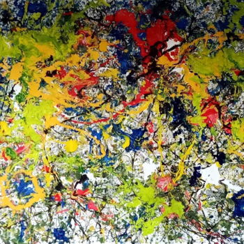 「Il bacio」というタイトルの絵画 Puliaficoによって, オリジナルのアートワーク, エナメル