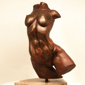 Sculptuur getiteld "Female Torso" door Scott Camazine, Origineel Kunstwerk, Gietwerk