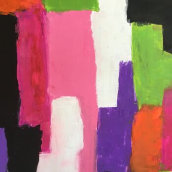 「Unit #1005   “Cool…」というタイトルの絵画 Tony Carusoによって, オリジナルのアートワーク, アクリル