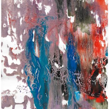 Schilderij getiteld "Scream and Shout" door Sarah Leseigneur, Origineel Kunstwerk, Gouache