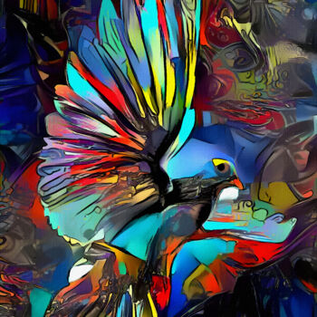 Digital Arts με τίτλο "Le bel envol" από L.Roche, Αυθεντικά έργα τέχνης, 2D ψηφιακή εργασία