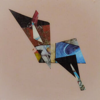 "Abstract 2" başlıklı Tablo Aste tarafından, Orijinal sanat, Akrilik Ahşap panel üzerine monte edilmiş