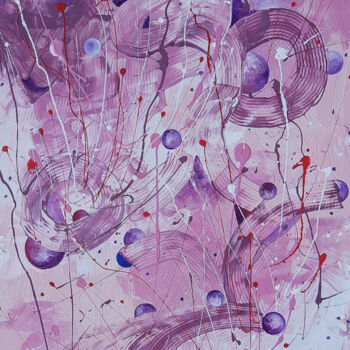 Painting titled "VIOLA" by Dragos Bagia, Original Artwork, Acrylic